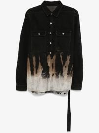 Rick Owens DRKSHDW Denim Overshirt | Black | FARFETCH at Farfetch